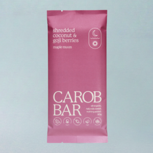 Organic Vegan Coconut Flakes & Goji Berries Carob Bar (90g)
