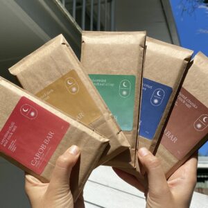 Organic Vegan Bundle of Carob Bars (5x90g)
