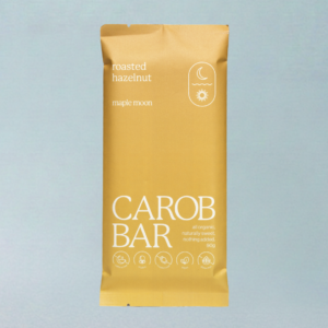 Organic Vegan Roasted Hazelnut Carob Bar (90g)
